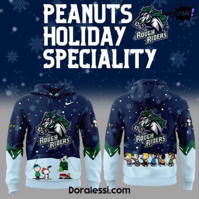 Cedar Rapids RoughRiders Peanuts Holiday Speciality X Snoopy Hoodie