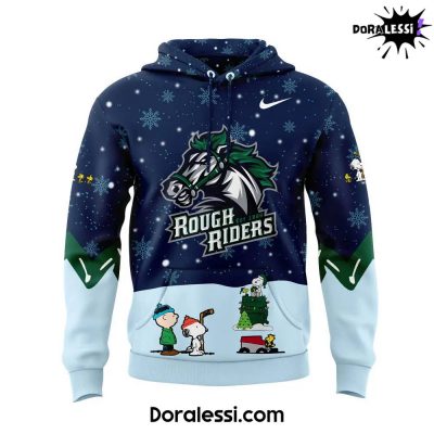 Cedar Rapids RoughRiders Peanuts Holiday Speciality X Snoopy Hoodie