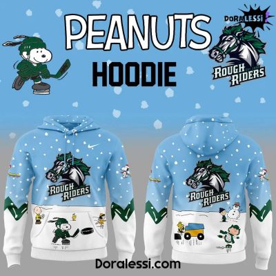 Cedar Rapids RoughRiders Peanuts X Snoopy Blue Hoodie