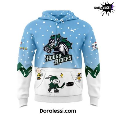 Cedar Rapids RoughRiders Peanuts X Snoopy Blue Hoodie