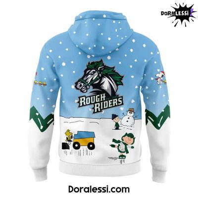 Cedar Rapids RoughRiders Peanuts X Snoopy Blue Hoodie