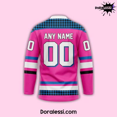 Charlotte Checkers 2024 Neon Night Hockey Jersey