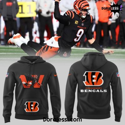 Cincinnati Bengals NFL x Super Joe Burrow Black Hoodie