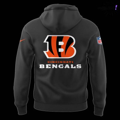 Cincinnati Bengals NFL x Super Joe Burrow Black Hoodie