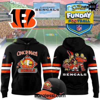 Cincinnati Bengals X Simpson Funday Football Special Premium Limited Hoodie