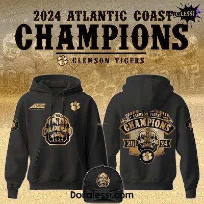 Clemson Tigers Atlantic Coast Champions Limited Edition Hoodie