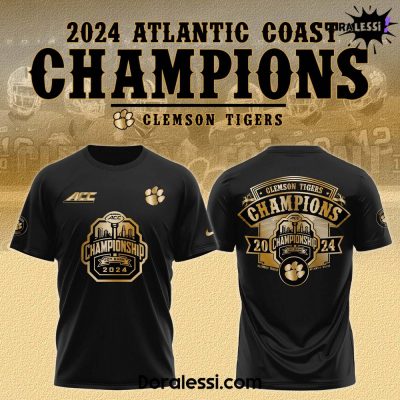 Clemson Tigers Atlantic Coast Champions Limited Edition Shirt