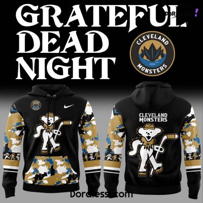 Cleveland Monsters Grateful Dead Night Black Hoodie