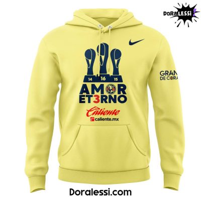 Club Amrica CHAMPION FOR THE THIRD TIME IN A ROW Hoodie