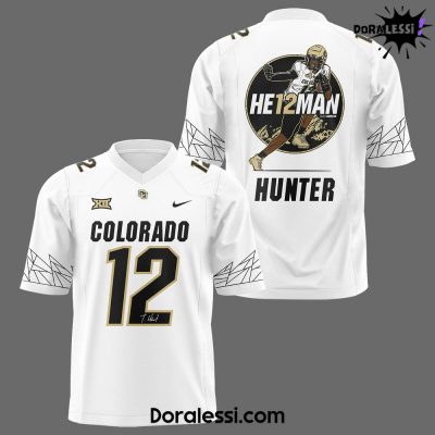 Colorado Buffaloes Travis Hunter He12man Winner White Football Jersey