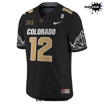 Colorado Buffaloes X Heisman Travis Hunter Signature Black Football Jersey