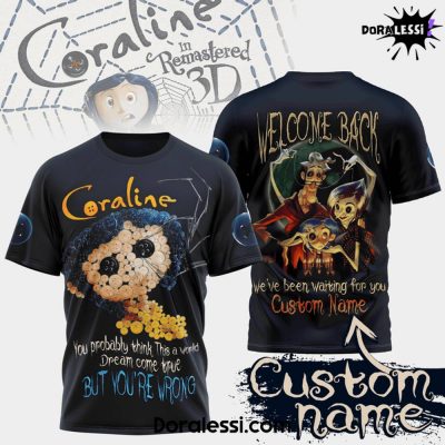 Coraline Remastered 3D Premium Custom Shirt