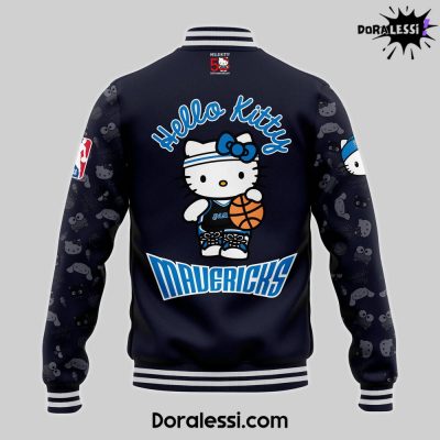 Dallas Mavericks x Hello Kitty Night 2024 Premium Limited Baseball Jacket