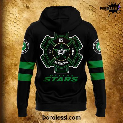 Dallas Stars x 2024 Firefighter Appreciation Night Premium Limited Personalized Hoodie 3