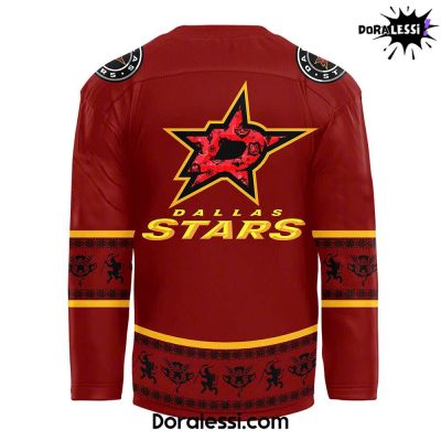 Dallas Stars x 2024 NHL Christmas Devil Krampus Holiday Premium Limited Jersey