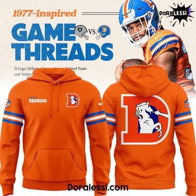 Denver Broncos Game Threads 1977 Custom Hoodie