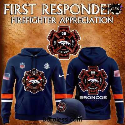 Denver Broncos x 2024 Firefighter Appreciation Night Premium Limited Hoodie