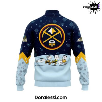 Denver Nuggets Peanuts Snoopy Baseball Jacket