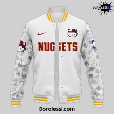 Denver Nuggets x Hello Kitty Night 2024 Premium Limited Baseball Jacket