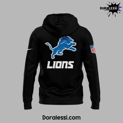 Detroit Lions 2024 Angry Runs Premium Limited Black Hoodie