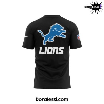 Detroit Lions 2024 Angry Runs Premium Limited Black Shirt