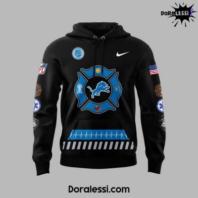 Detroit Lions 2024 First Responders Day Premium Limited Hoodie