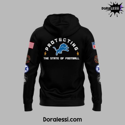 Detroit Lions 2024 First Responders Day Premium Limited Hoodie