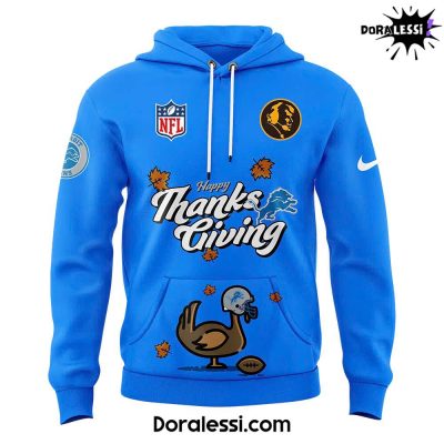 Detroit Lions 2024 Thanksgiving Premium Limited Hoodie