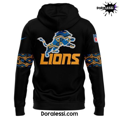 Detroit Lions Kwanzaa Premium Limited Black Hoodie