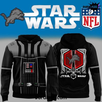 Detroit Lions NFL X Darth Vader Star Wars Hoodie