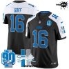 Detroit Lions 2024 90th And John Madden Patch Game Football Jersey