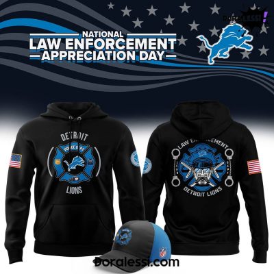 Detroit Lions X Law Enforcement Appreciation Day Premium Limited Hoodie