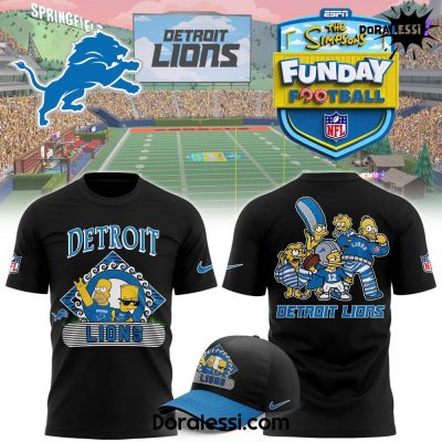 Detroit Lions X Simpson Funday Football Special Premium Limited Shirt