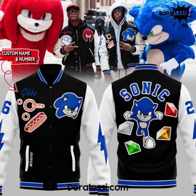 Detroit Lions X Sonic the Hedgehog Limited Edition Custom Jacket