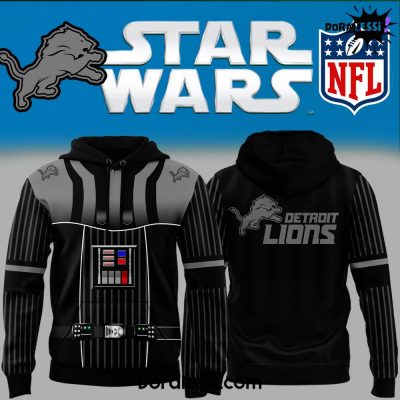 Detroit Lions X Star Wars Special Black Hoodie