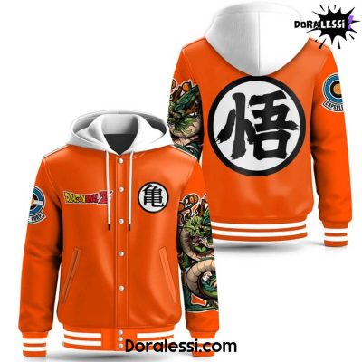 Dragon Ball Z Eternal Dragon Organe Hooded Baseball Jacket