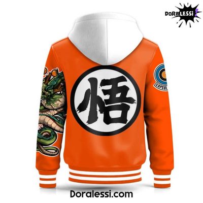 Dragon Ball Z Eternal Dragon Organe Hooded Baseball Jacket