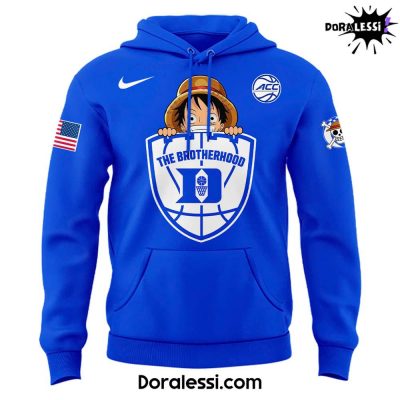 Duke Men’s Basketball One Piece Luffy Night Blue Hoodie