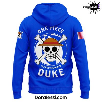 Duke Mens Basketball One Piece Luffy Night Blue Hoodie