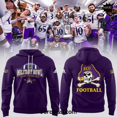 East Carolina Pirates Locker Room MILITARY BOWL Champions Hoodie