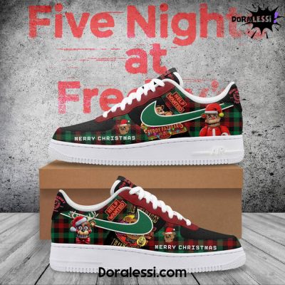 Five Nights at Freddy’s Help Wanted Merry Christmas Air Force 1 Sneaker