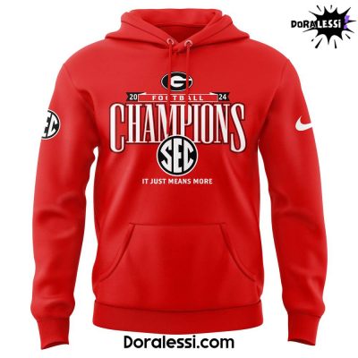 Georgia Bulldogs 2024 Perfect Season SEC Football Conference Champions Hoodie