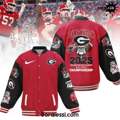 Georgia Bulldogs 2025 College Football Playoff National Championship Baseball Jacket