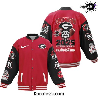 Georgia Bulldogs 2025 College Football Playoff National Championship Baseball Jacket