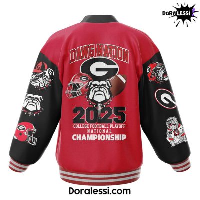 Georgia Bulldogs 2025 College Football Playoff National Championship Baseball Jacket 3