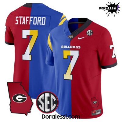 Georgia Bulldogs Split Vapor Limited Football Jersey