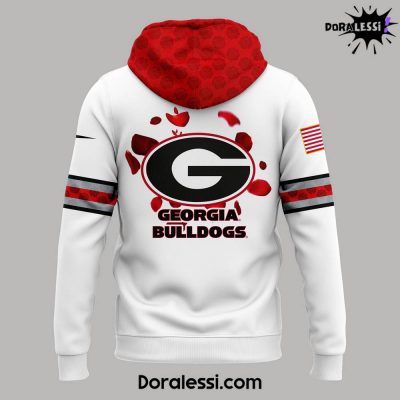 Georgia Bulldogs football x Rose Bowl Game White Hoodie