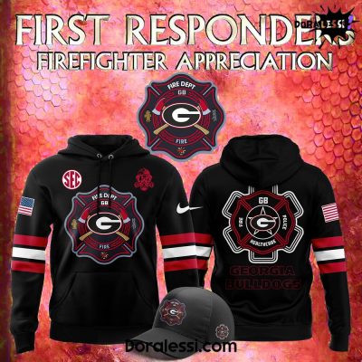 Georgia Bulldogs x 2024 Firefighter Appreciation Night Premium Limited Hoodie