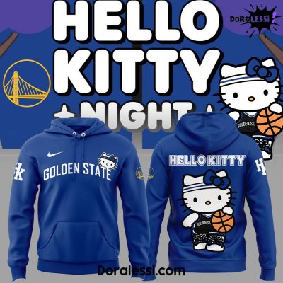 Golden State Warriors x Hello Kitty Hoodie 2024