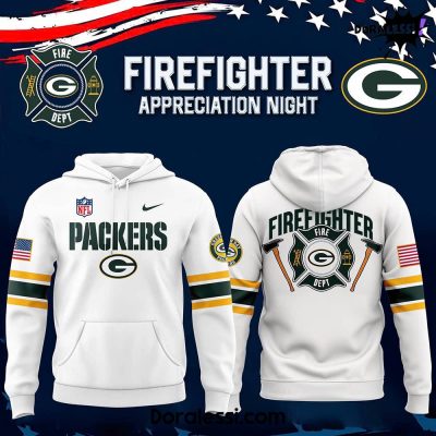 Green Bay Packers x 2024 Firefighter Appreciation Night Premium Limited Hoodie